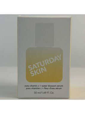 Saturday Skin Yuzu Vitamin C Water Blossom Serum 50ml Hydrating Radiant Glow NEW